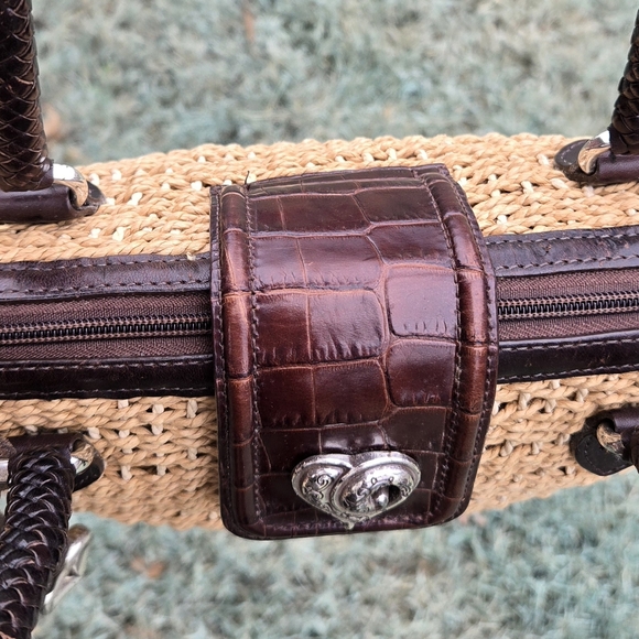 Brighton Woven & Leather Shoulder Bag - Picture 9 of 11